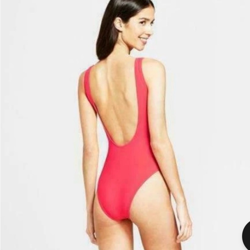 Women's Red One-Piece Swimsuit